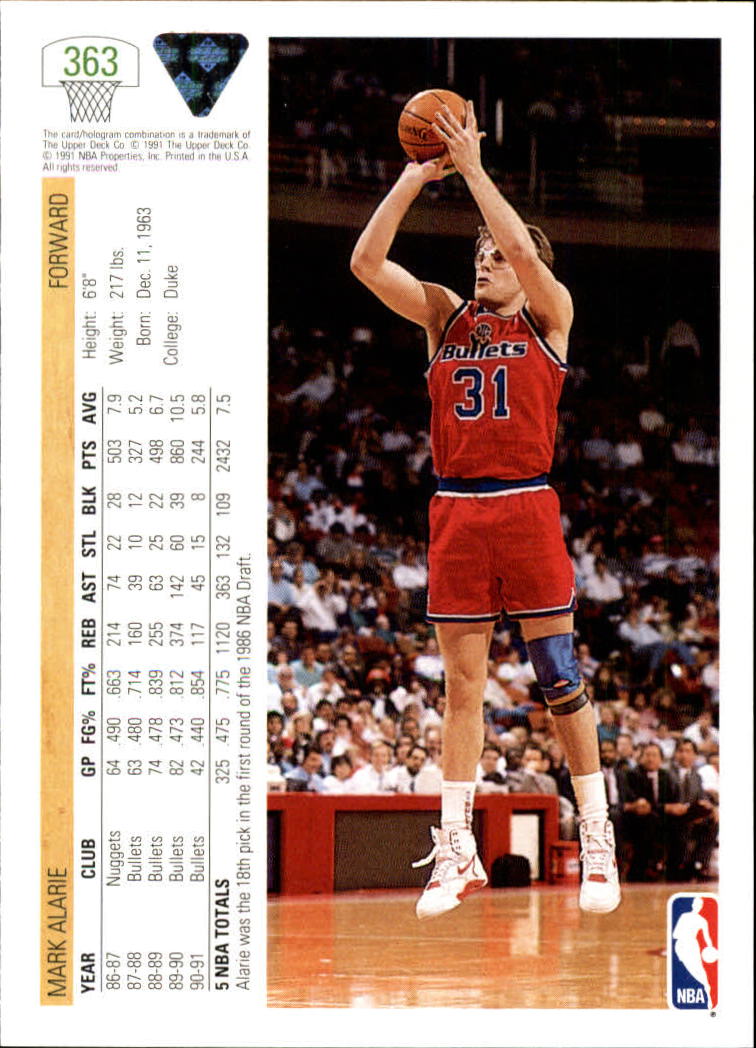 1991-92 Upper Deck Basketball Card Pick 251-500 - Picture 225 of 487
