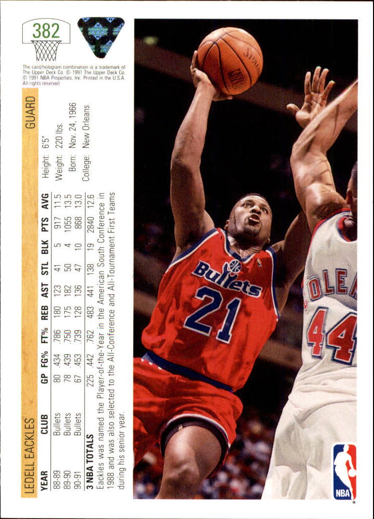 1991-92 Upper Deck Basketball Card Pick 251-500 - Picture 263 of 487