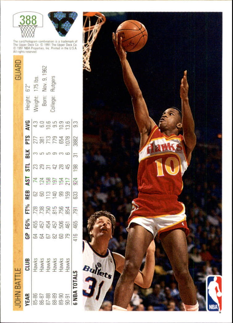 1991-92 Upper Deck Basketball Card Pick 251-500 - Picture 275 of 487