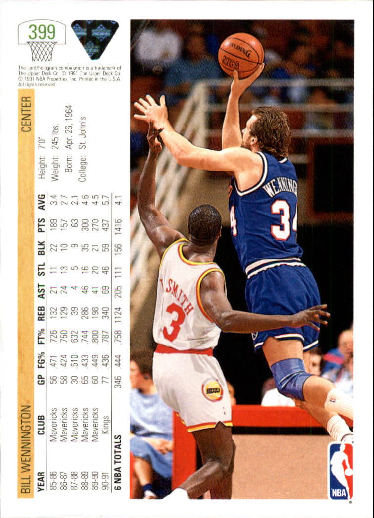 1991-92 Upper Deck Basketball Card Pick 251-500 - Picture 297 of 487