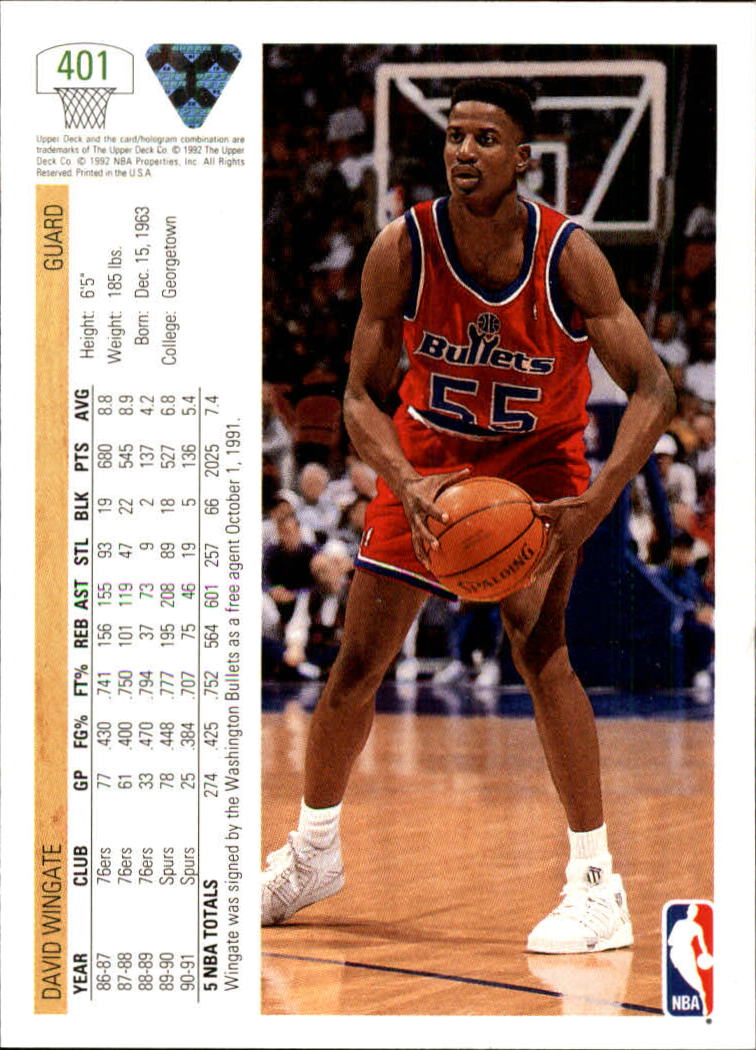 1991-92 Upper Deck Basketball Card Pick 251-500 - Picture 301 of 487