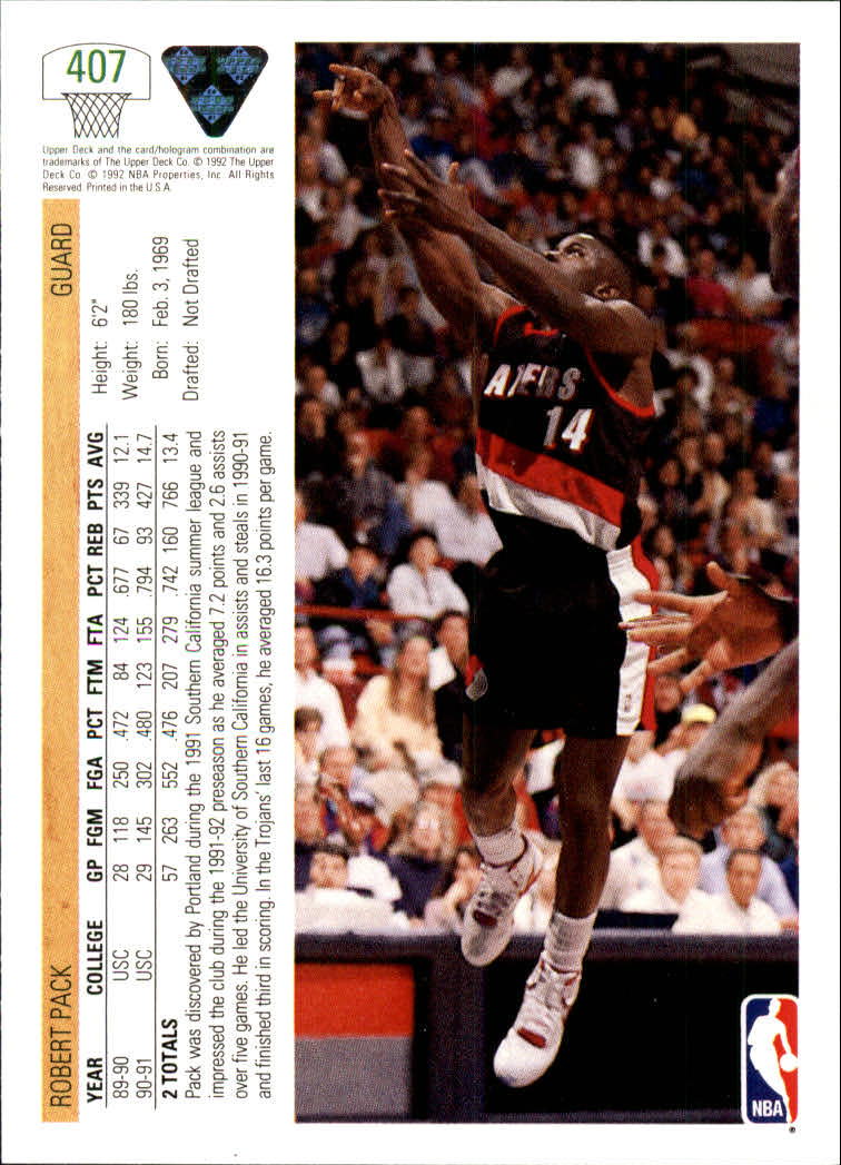 1991-92 Upper Deck Basketball Card Pick 251-500 - Picture 313 of 487