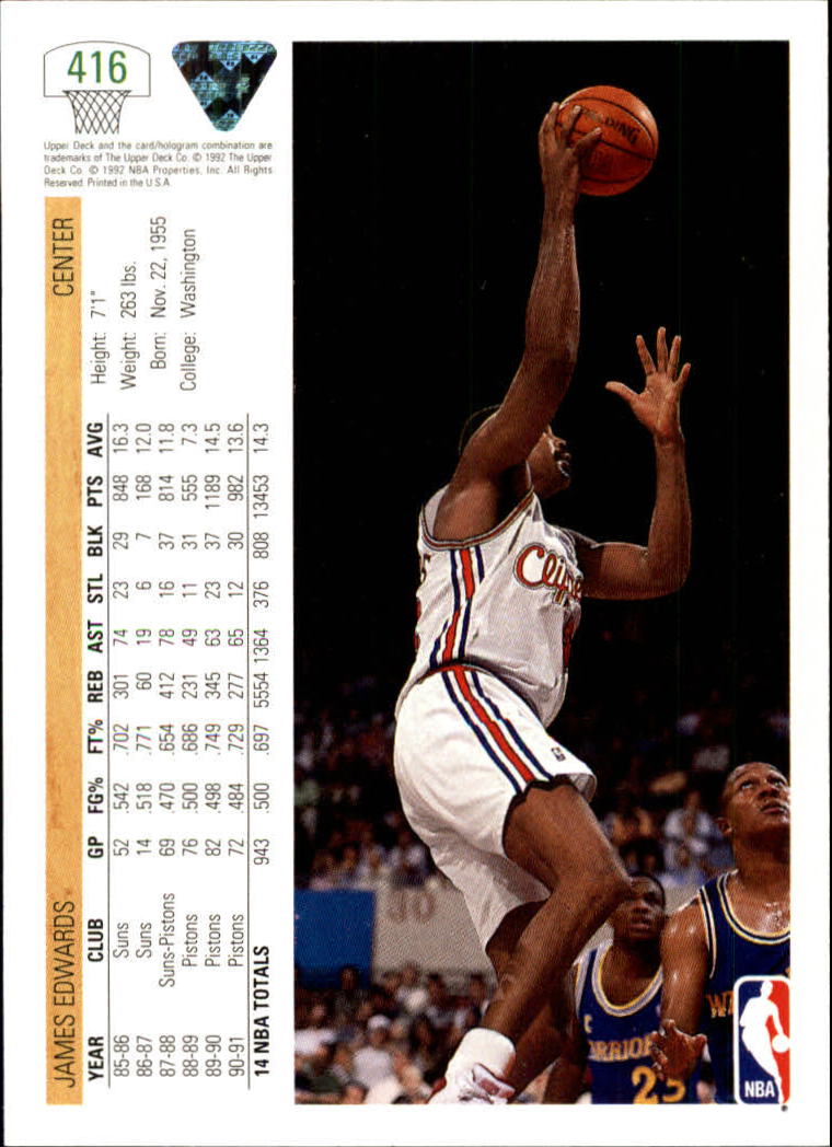 1991-92 Upper Deck Basketball Card Pick 251-500 - Picture 331 of 487
