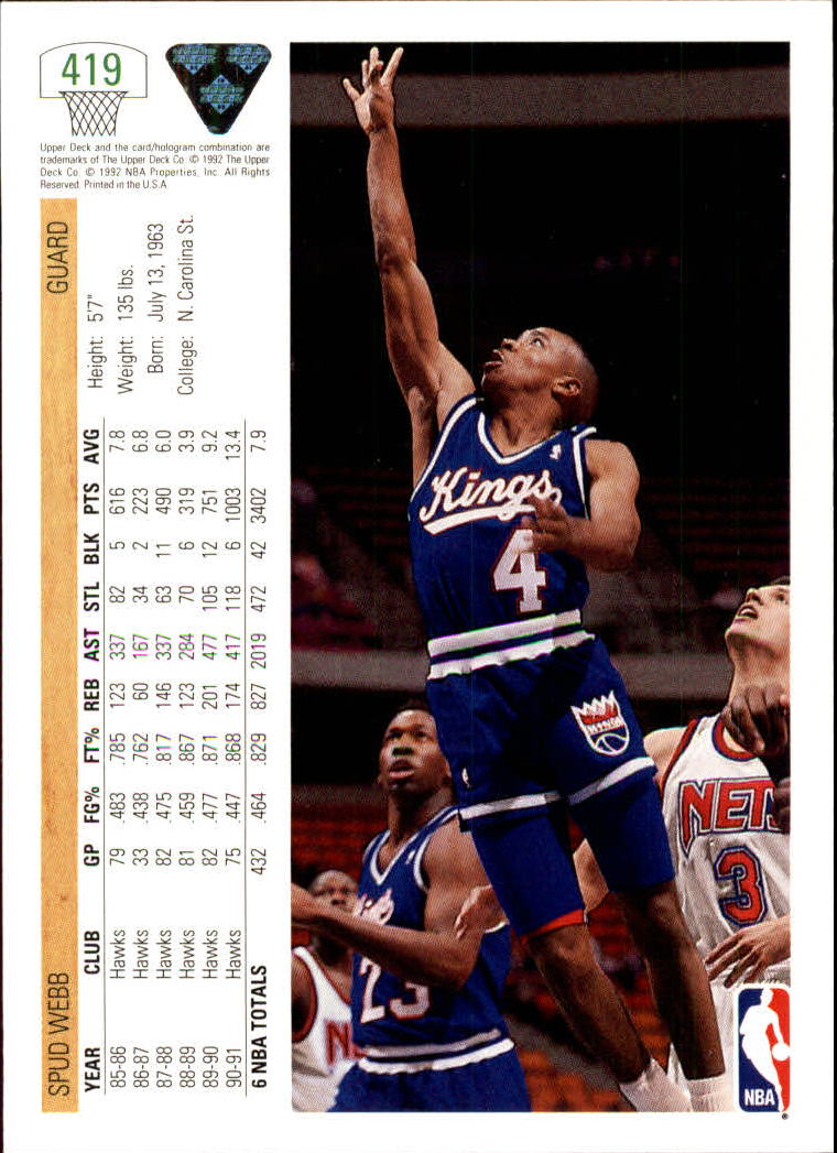 1991-92 Upper Deck Basketball Card Pick 251-500 - Picture 337 of 487