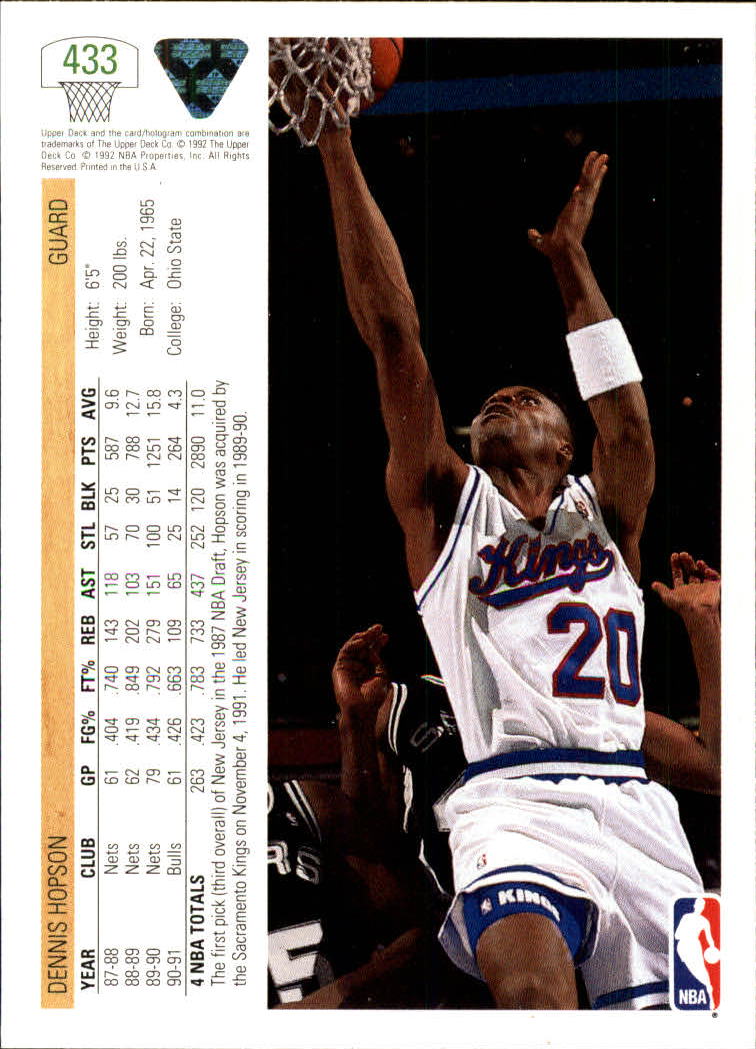 1991-92 Upper Deck Basketball Card Pick 251-500 - Picture 363 of 487