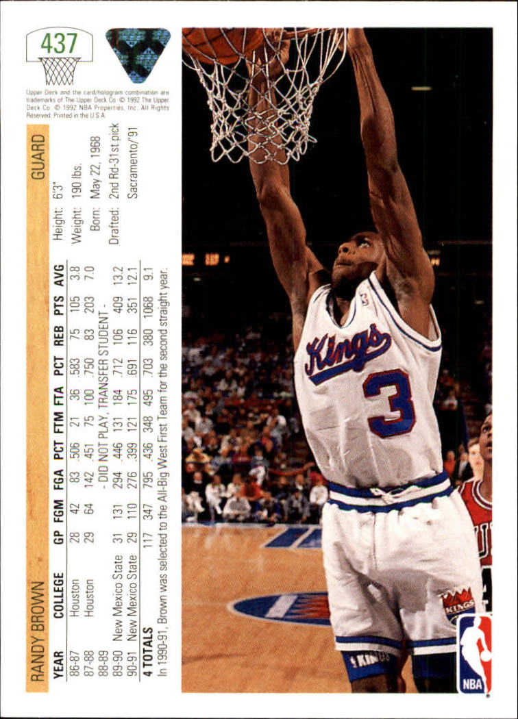 1991-92 Upper Deck Basketball Card Pick 251-500 - Picture 371 of 487