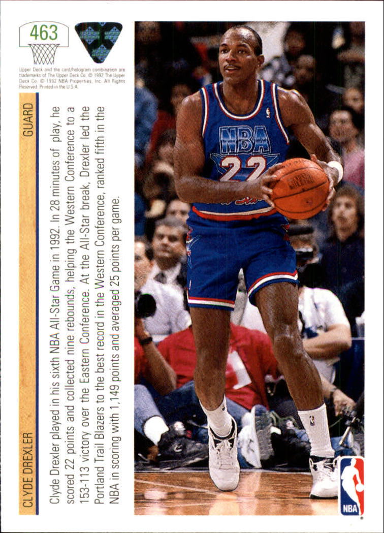 1991-92 Upper Deck Basketball Card Pick 251-500 - Picture 417 of 487