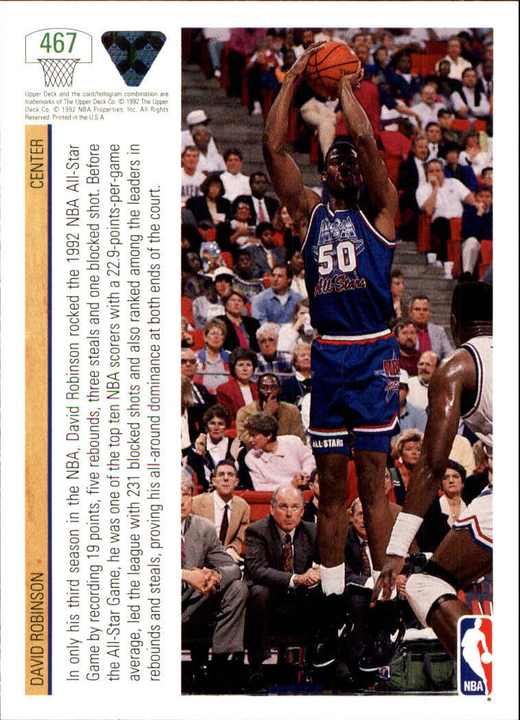 1991-92 Upper Deck Basketball Card Pick 251-500 - Picture 423 of 487