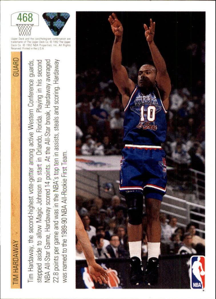 1991-92 Upper Deck Basketball Card Pick 251-500 - Picture 425 of 487