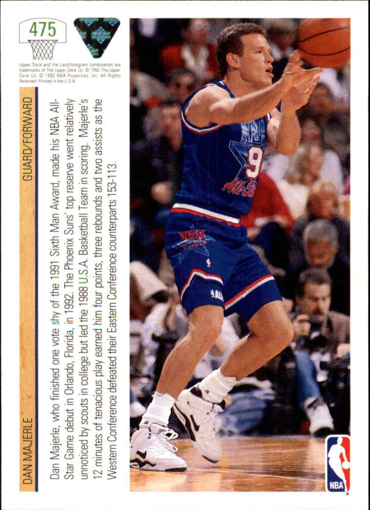 1991-92 Upper Deck Basketball Card Pick 251-500 - Picture 439 of 487