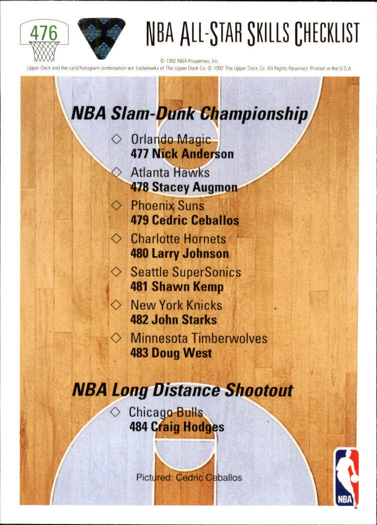 1991-92 Upper Deck Basketball Card Pick 251-500 - Picture 441 of 487