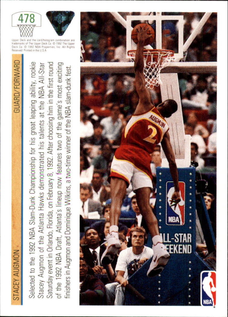 1991-92 Upper Deck Basketball Card Pick 251-500 - Picture 445 of 487
