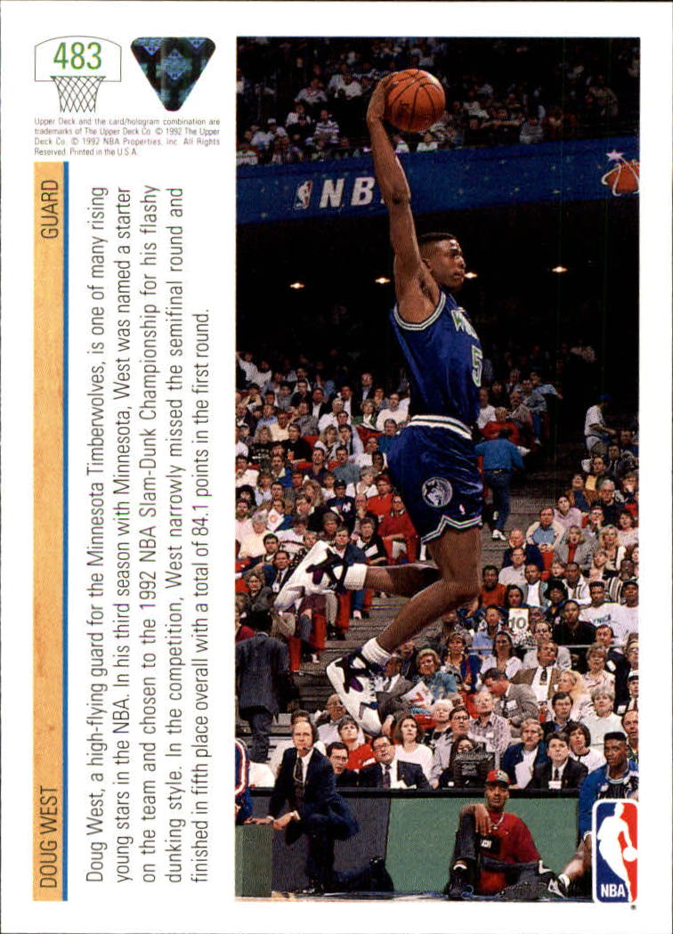 1991-92 Upper Deck Basketball Card Pick 251-500 - Picture 453 of 487