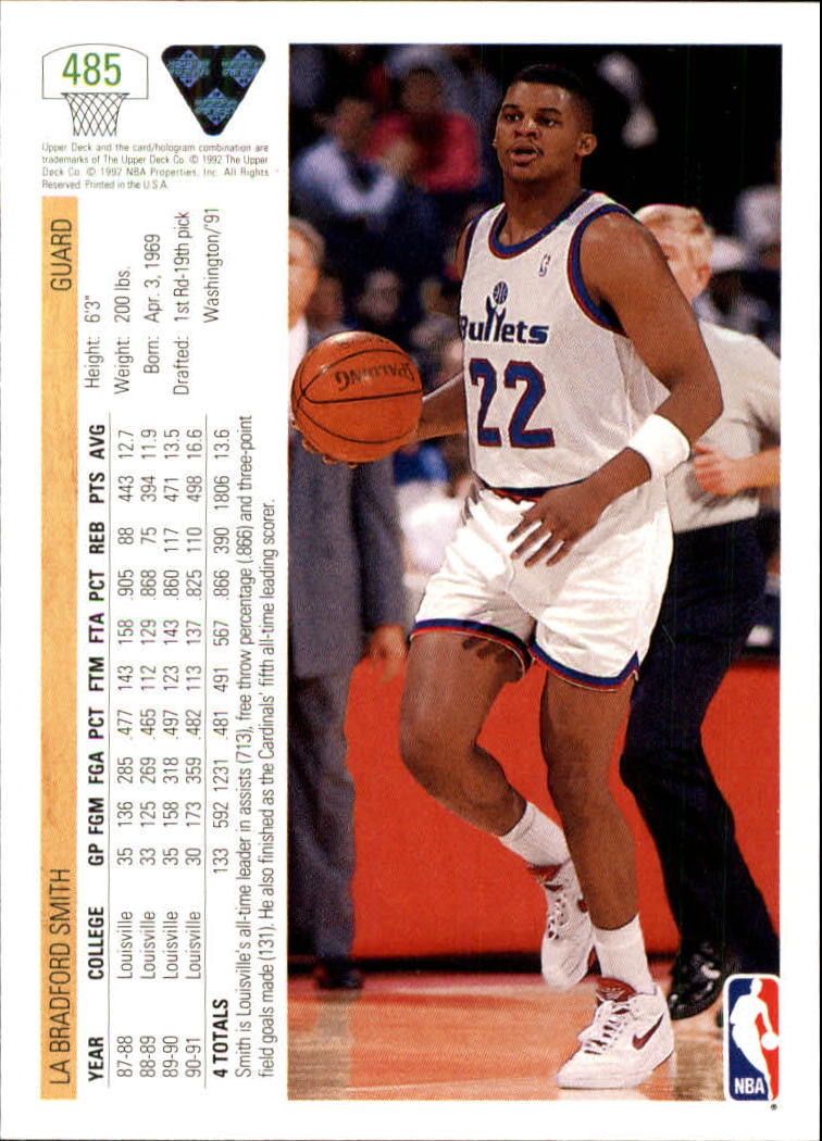 1991-92 Upper Deck Basketball Card Pick 251-500 - Picture 457 of 487