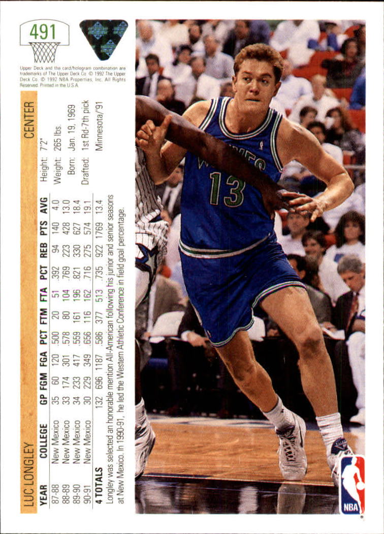 1991-92 Upper Deck Basketball Card Pick 251-500 - Picture 469 of 487
