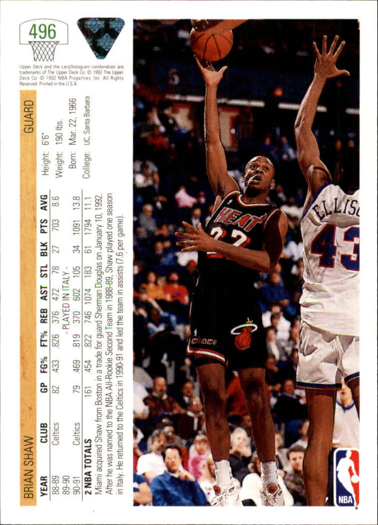 1991-92 Upper Deck Basketball Card Pick 251-500 - Picture 479 of 487