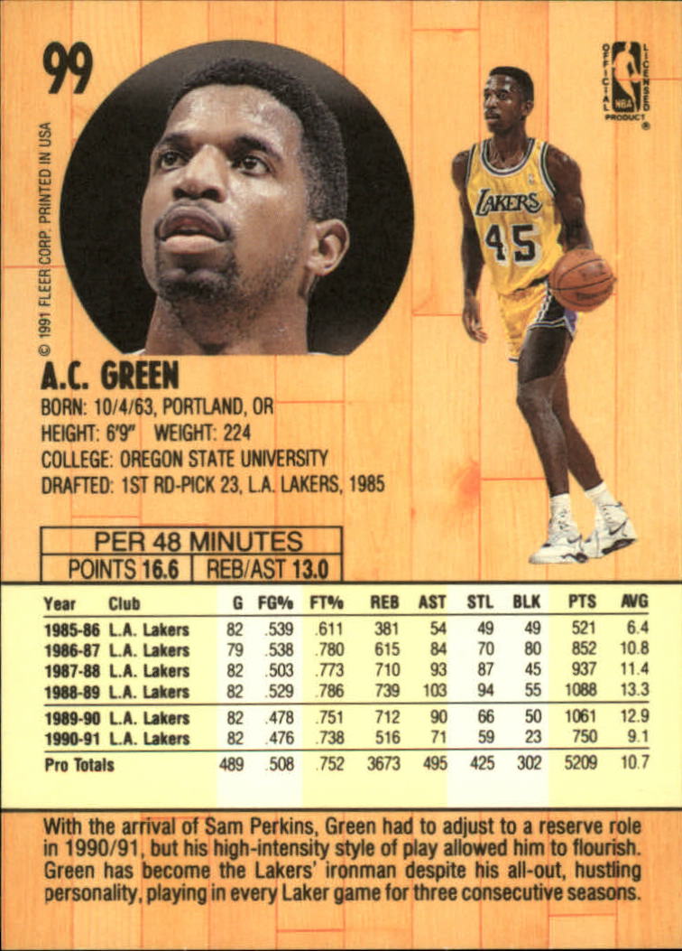 1991 92 fleer basketball cards