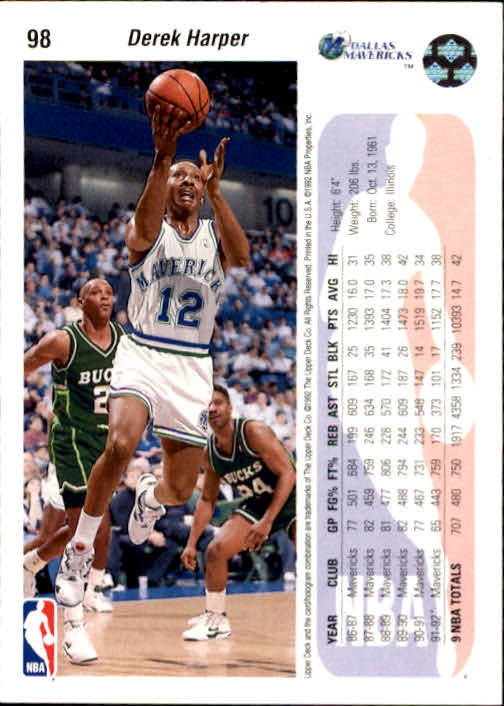 1992-93 choix de cartes basketball pont supérieur 96-264 - Photo 7 sur 339
