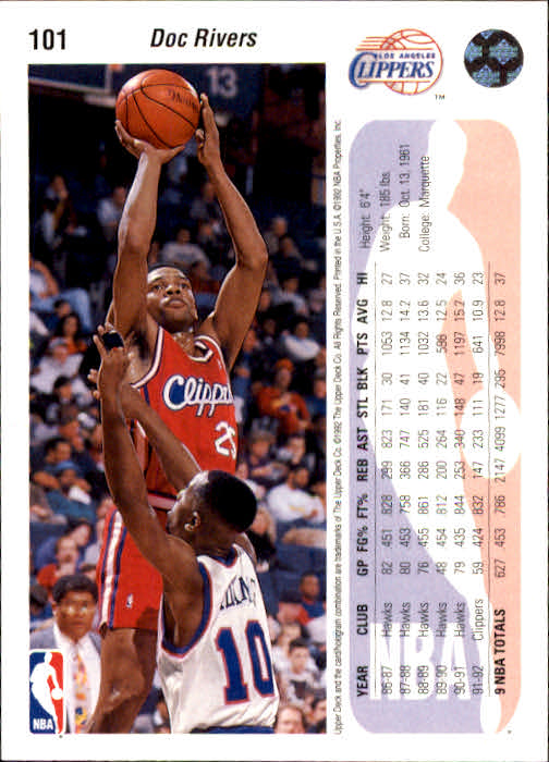 1992-93 choix de cartes basketball pont supérieur 96-264 - Photo 13 sur 339
