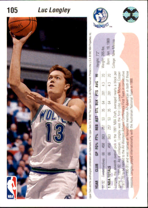 1992-93 choix de cartes basketball pont supérieur 96-264 - Photo 21 sur 339