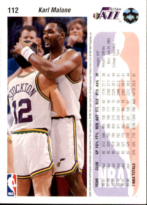 1992-93 choix de cartes basketball pont supérieur 96-264 - Photo 35 sur 339
