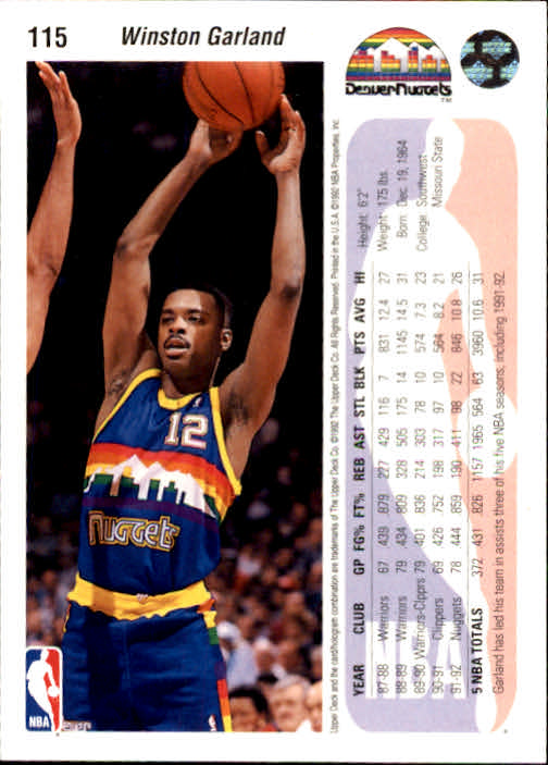 1992-93 choix de cartes basketball pont supérieur 96-264 - Photo 41 sur 339
