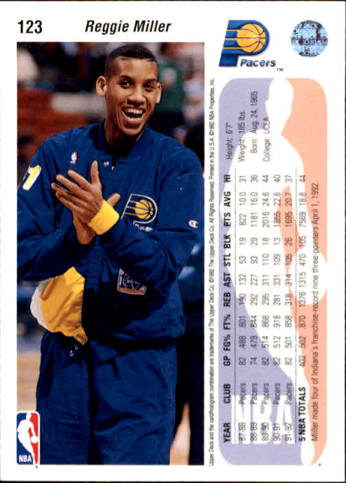 1992-93 choix de cartes basketball pont supérieur 96-264 - Photo 57 sur 339