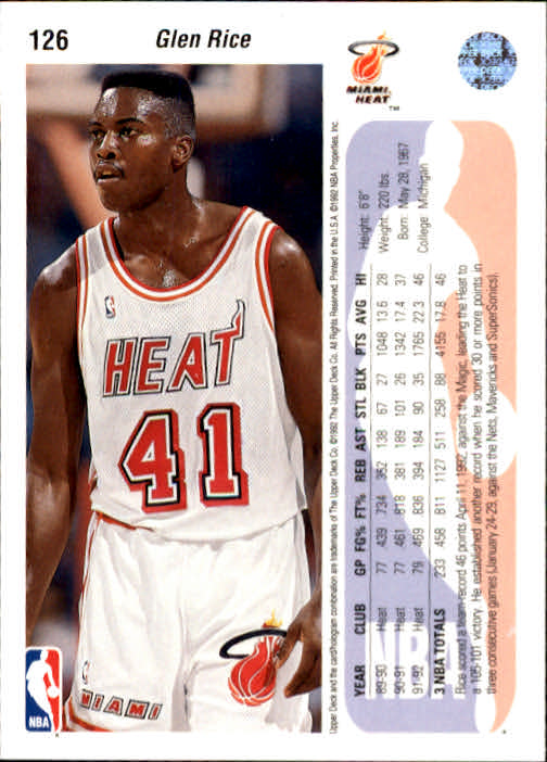 1992-93 choix de cartes basketball pont supérieur 96-264 - Photo 63 sur 339