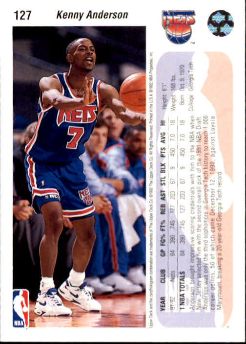 1992-93 choix de cartes basketball pont supérieur 96-264 - Photo 65 sur 339