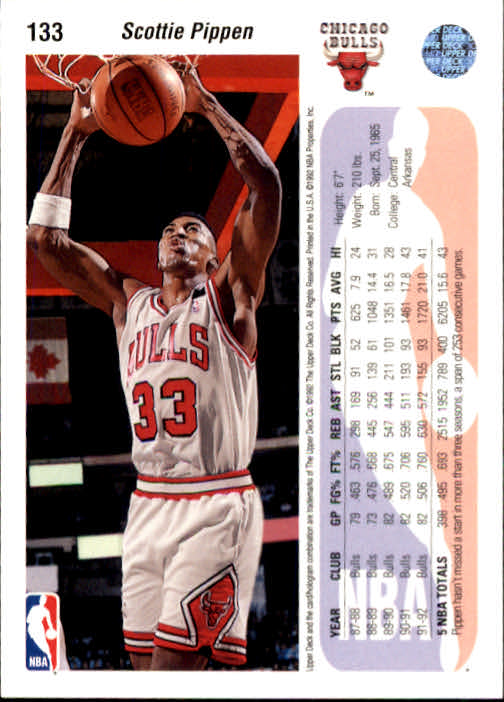 1992-93 choix de cartes basketball pont supérieur 96-264 - Photo 77 sur 339
