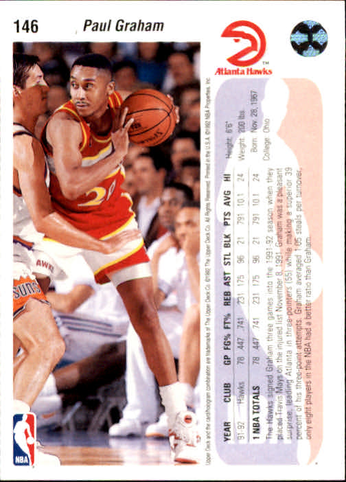 1992-93 choix de cartes basketball pont supérieur 96-264 - Photo 103 sur 339