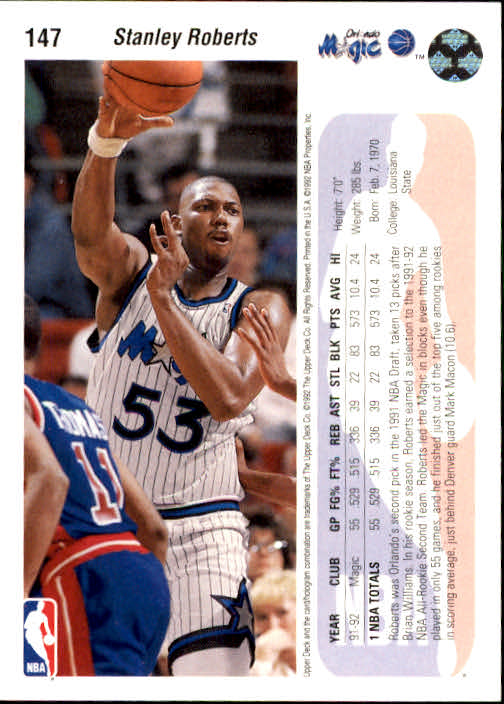 1992-93 choix de cartes basketball pont supérieur 96-264 - Photo 105 sur 339
