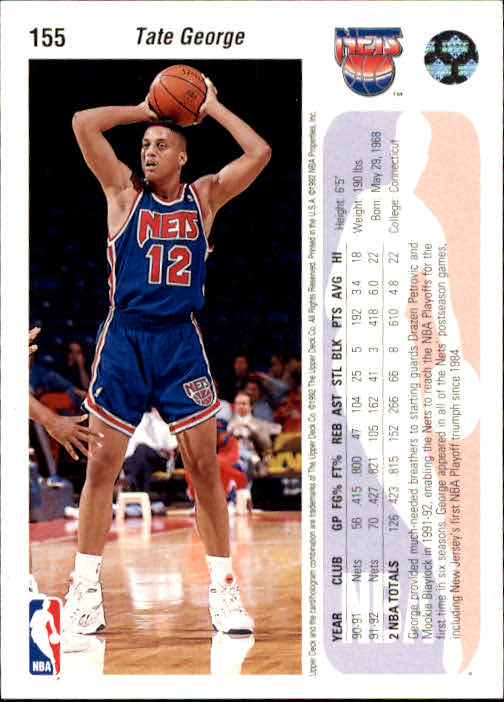 1992-93 choix de cartes basketball pont supérieur 96-264 - Photo 121 sur 339