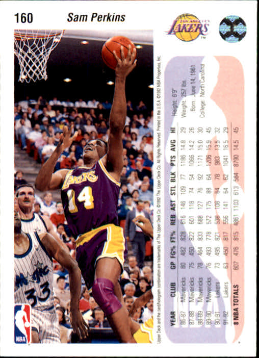 1992-93 choix de cartes basketball pont supérieur 96-264 - Photo 131 sur 339