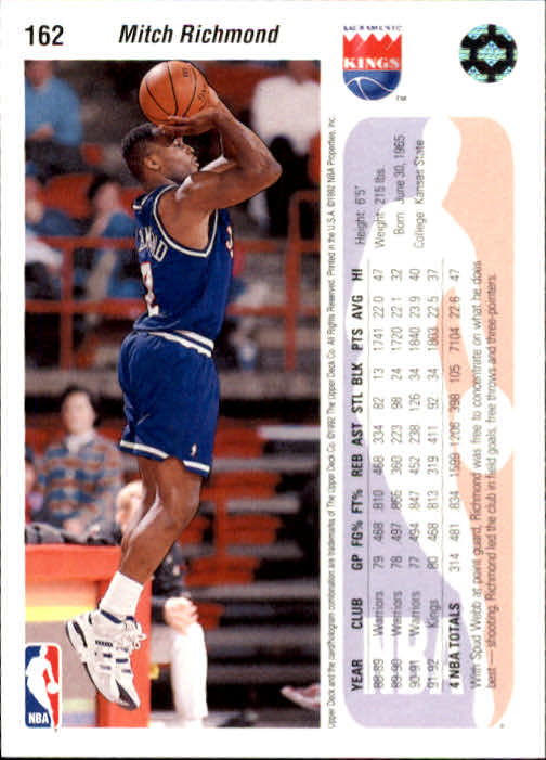 1992-93 choix de cartes basketball pont supérieur 96-264 - Photo 135 sur 339