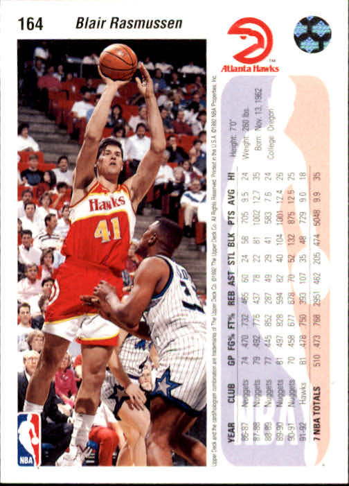 1992-93 choix de cartes basketball pont supérieur 96-264 - Photo 139 sur 339