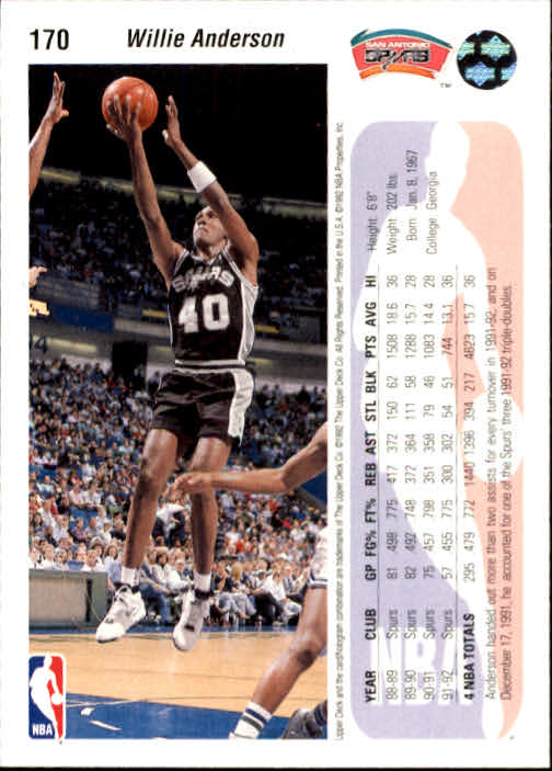 1992-93 choix de cartes basketball pont supérieur 96-264 - Photo 151 sur 339