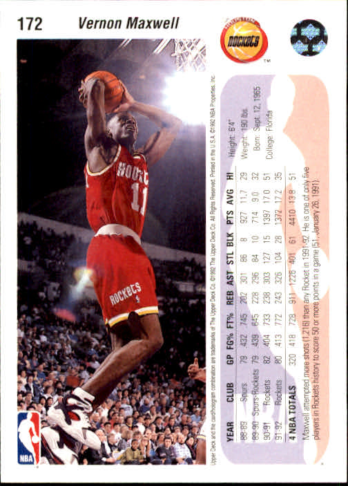 1992-93 choix de cartes basketball pont supérieur 96-264 - Photo 155 sur 339