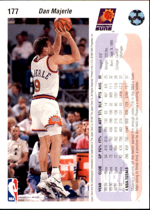 1992-93 choix de cartes basketball pont supérieur 96-264 - Photo 165 sur 339