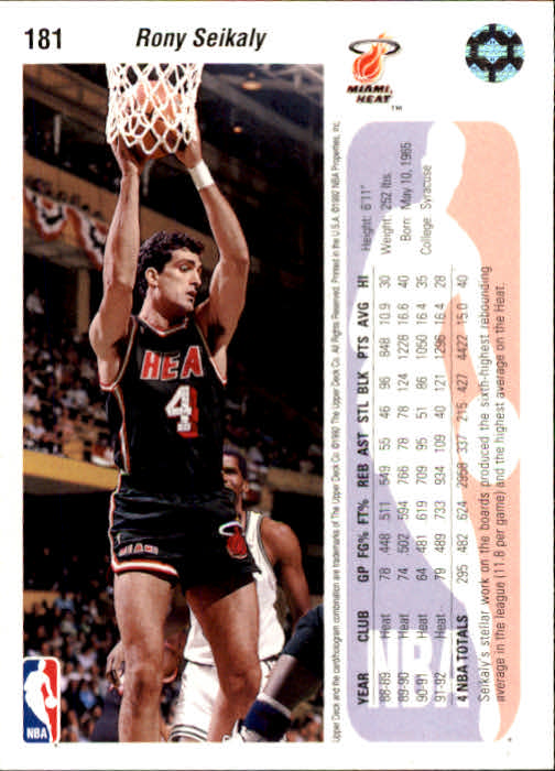 1992-93 choix de cartes basketball pont supérieur 96-264 - Photo 173 sur 339