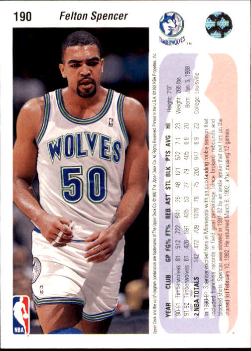 1992-93 choix de cartes basketball pont supérieur 96-264 - Photo 191 sur 339