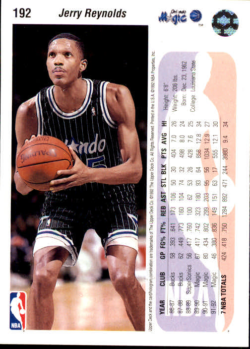 1992-93 choix de cartes basketball pont supérieur 96-264 - Photo 195 sur 339