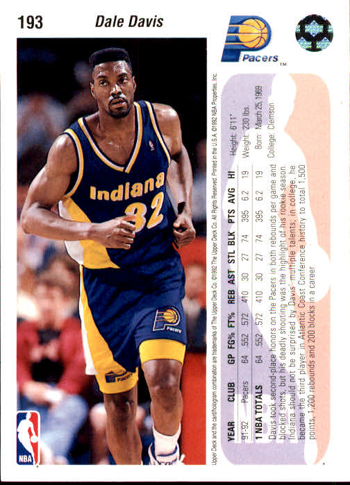 1992-93 choix de cartes basketball pont supérieur 96-264 - Photo 197 sur 339