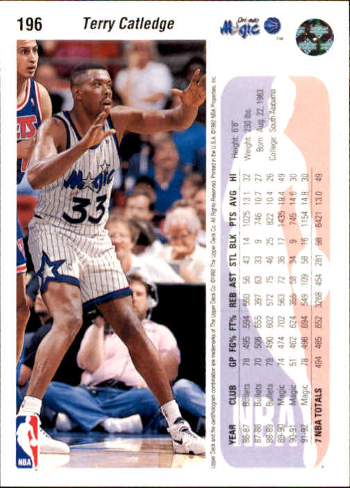 1992-93 choix de cartes basketball pont supérieur 96-264 - Photo 203 sur 339