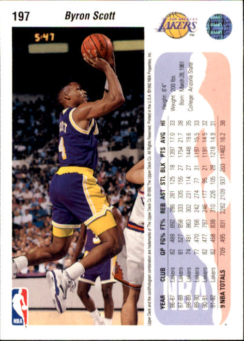 1992-93 choix de cartes basketball pont supérieur 96-264 - Photo 205 sur 339