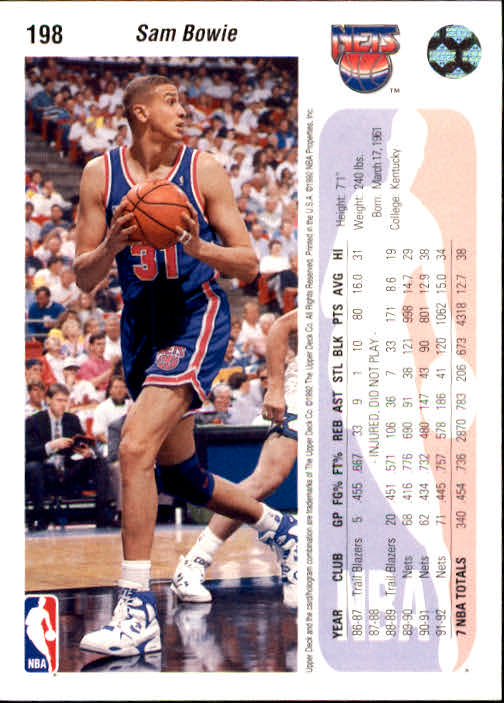 1992-93 choix de cartes basketball pont supérieur 96-264 - Photo 207 sur 339