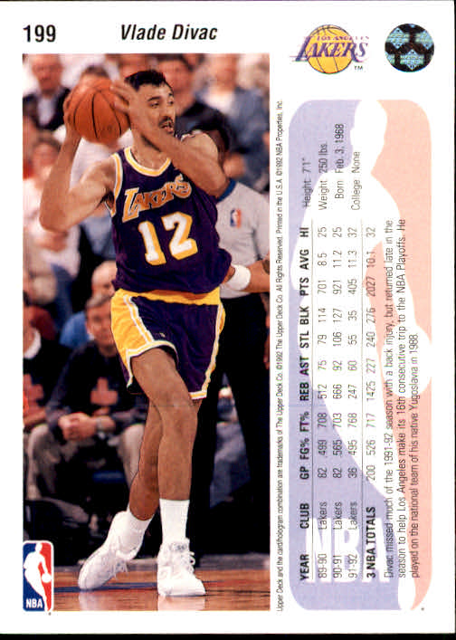 1992-93 choix de cartes basketball pont supérieur 96-264 - Photo 209 sur 339