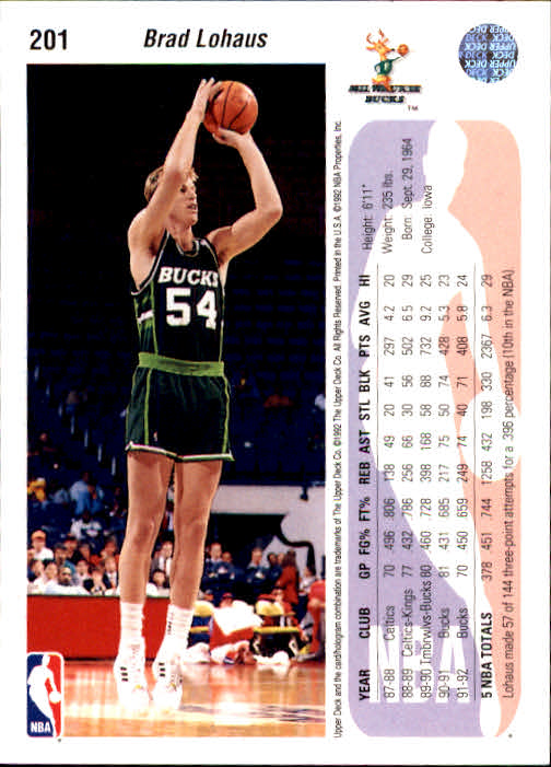 1992-93 choix de cartes basketball pont supérieur 96-264 - Photo 213 sur 339