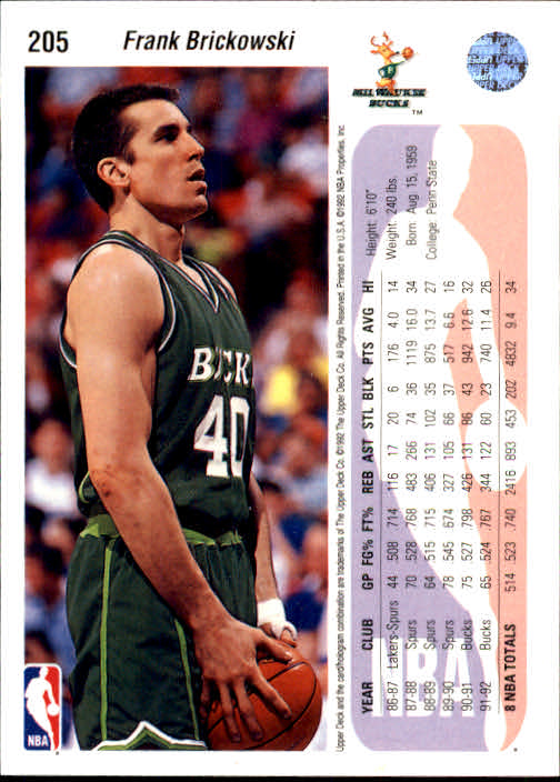 thumbnail 11  - 1992-93 Upper Deck Basketball (Cards 201-400) (Pick Your Cards)
