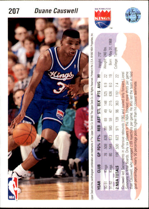 1992-93 choix de cartes basketball pont supérieur 96-264 - Photo 225 sur 339